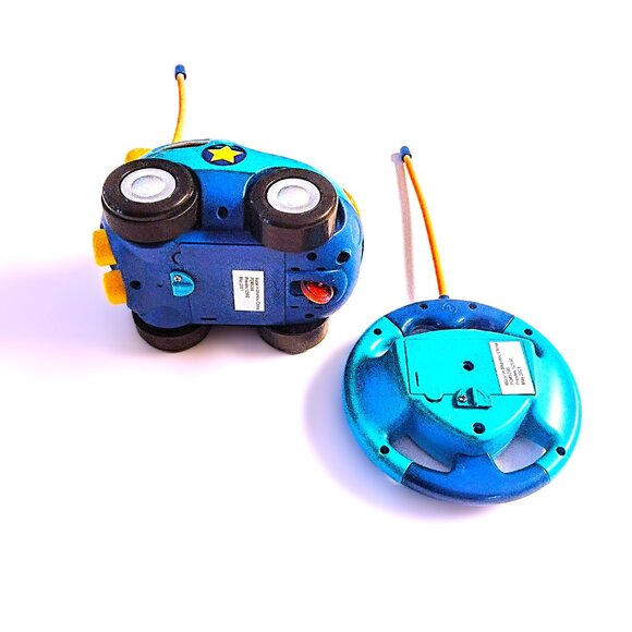 PREXTEX Radio-Control Cartoon Police & Race Car Set w/Light-Sound ~ NEW & TESTED - Picture 6 of 15